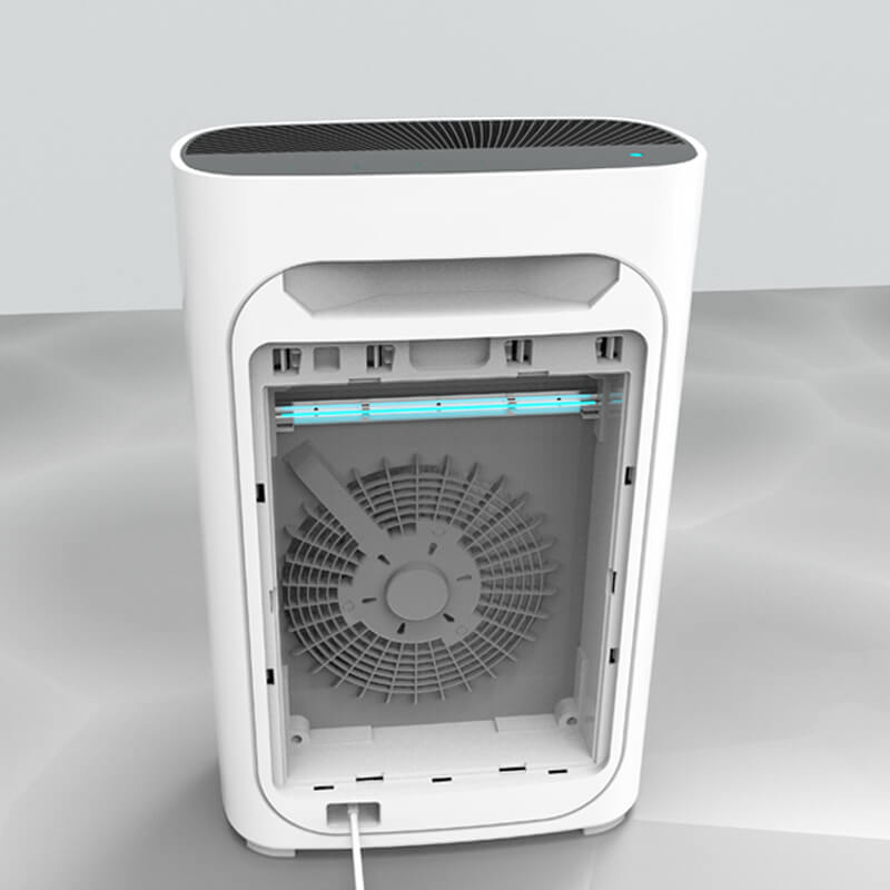 PM2.5 czujnik 4 prędkości wiatru cyfrowy wyświetlacz mini oczyszczacza powietrza