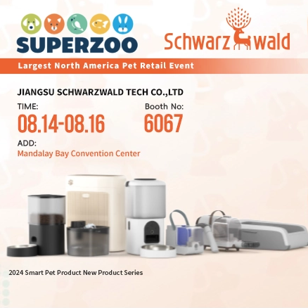 Dołącz do nas na Expo Pet Expo SuperZoo w Las Vegas w dniach 14 do 16 sierpnia do 16-2024 gorąca sprzedaż produkty dla zwierząt domowych, Feeder, próżnia dla zwierząt domowych
